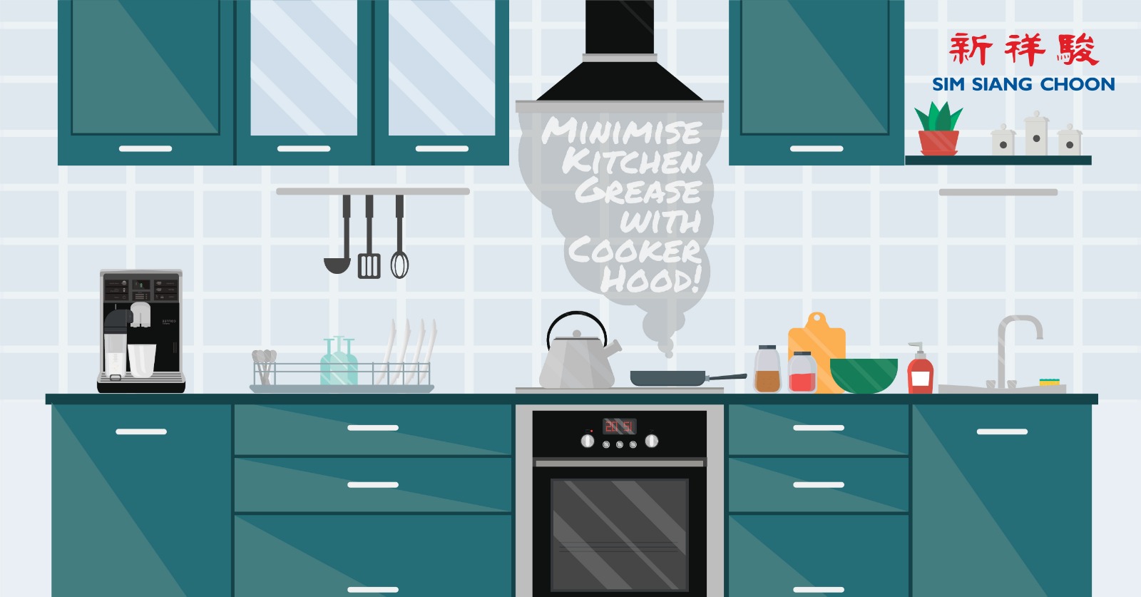 KITCHEN INNOVATION: MINIMISE KITCHEN GREASE WITH COOKER HOOD