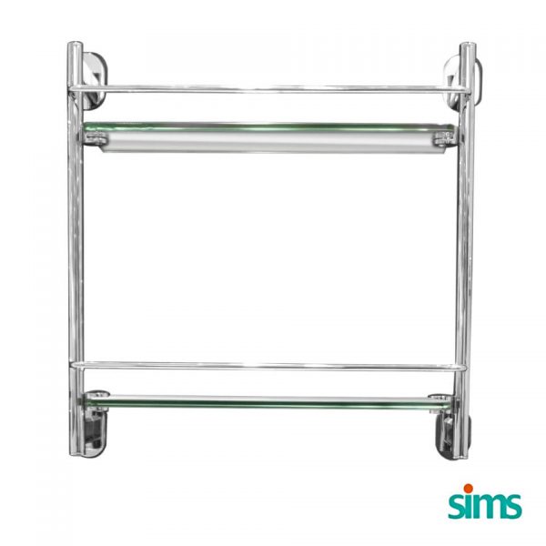 SIMONE Two Tier Straight Glass Shelf