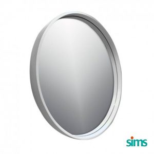 SIMS Round Mirror #12201 Silver