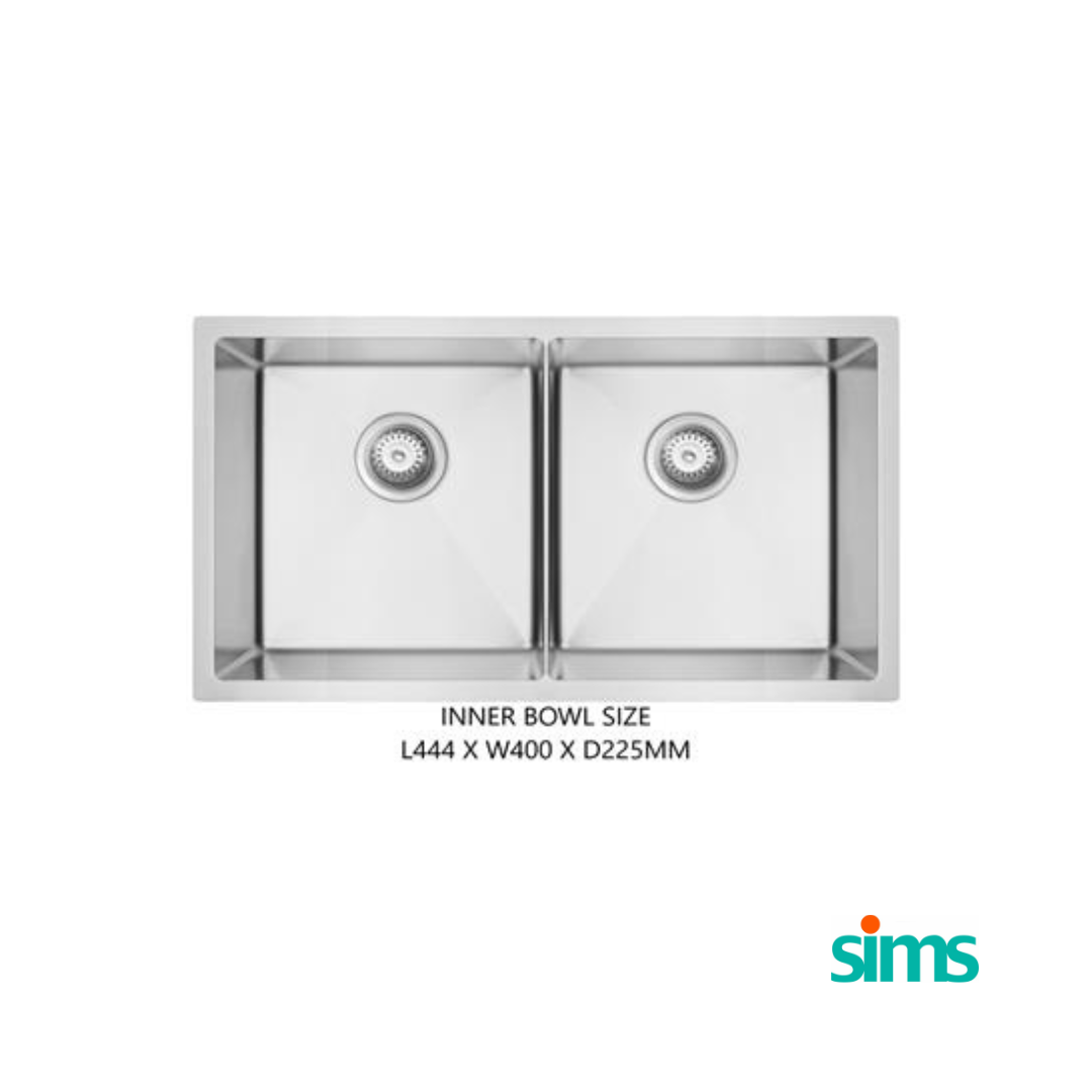 SIMS 2 Bowl Kitchen Sink (Undermount) #46230 - Image 3