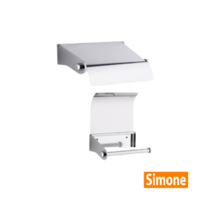 image showcasing a toilet paper holder with a cover