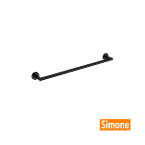 bathroom towel bar in black