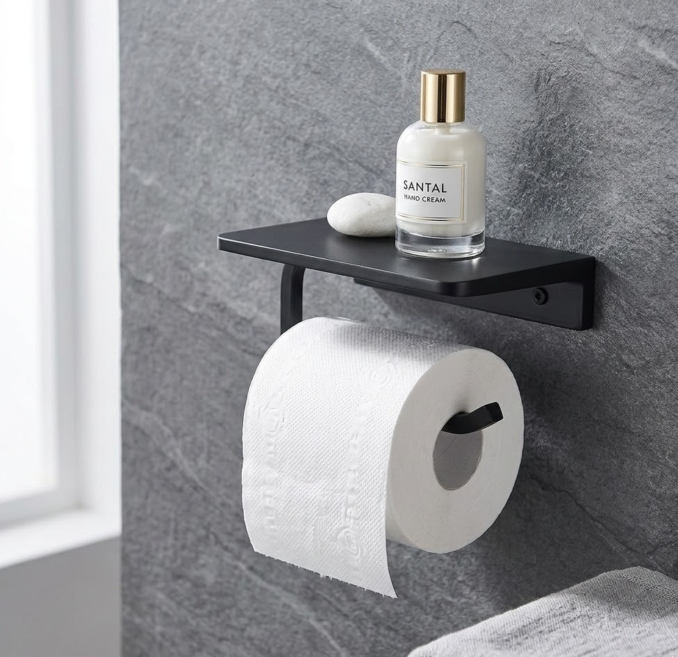 SIMS Toilet Paper Holder with Top Plate #10186 - Image 3