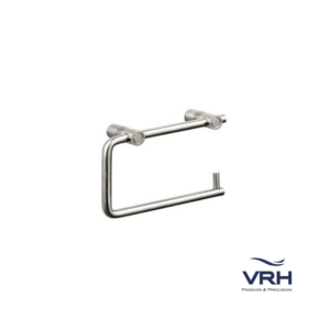 toilet paper holder with VRH brand logo