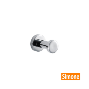 simone chrome coloured single hook