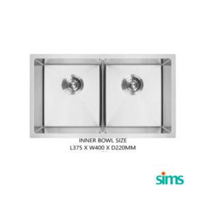SIMS 2 Bowl Sink (undermount) #46230