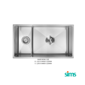 SIMS 2 Bowl Sink (undermount) #46238