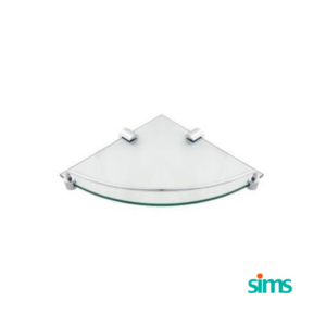 SIMS Corner Glass with Rail #25876