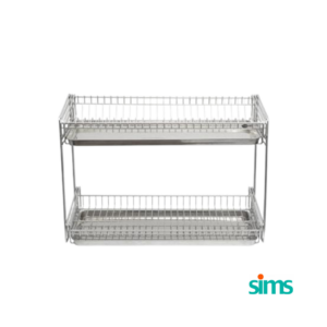 SIMS Free Standing Double Dish Rack #8752