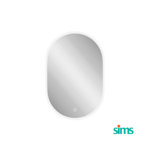 sims oval led mirror
