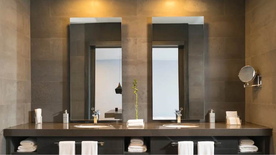 bathroom mirror idea