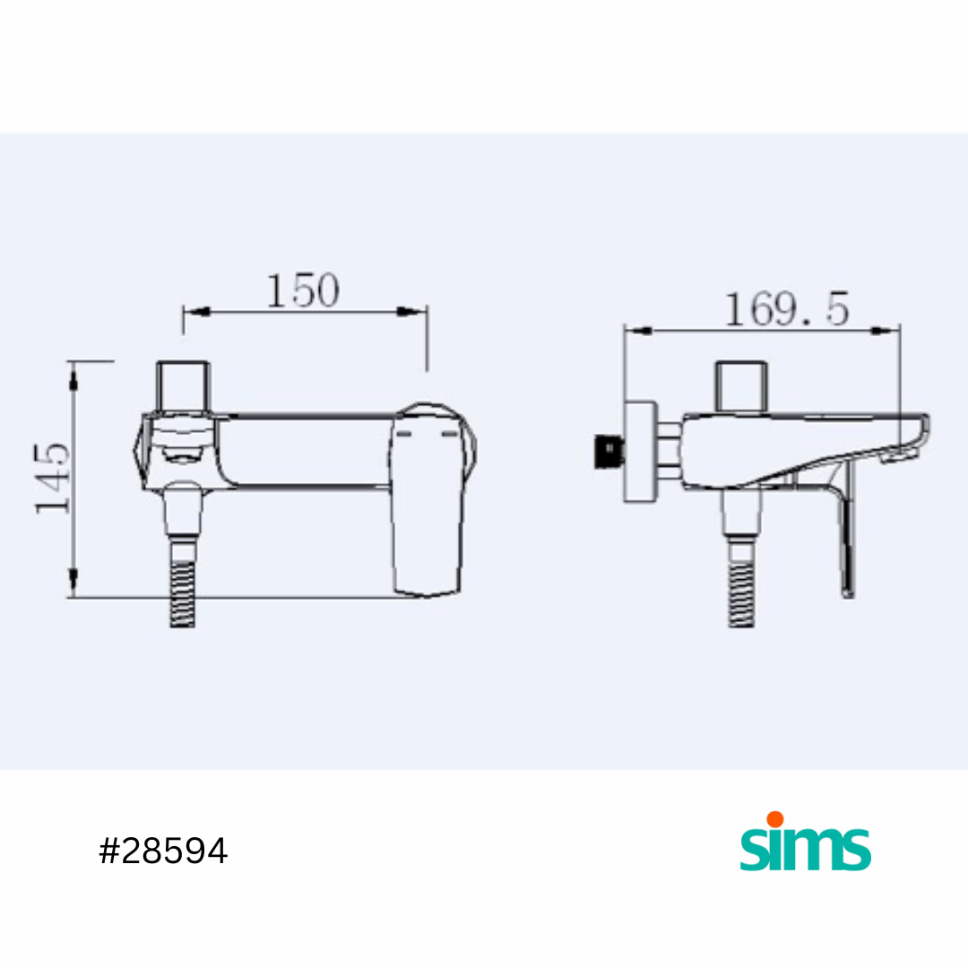 SIMS Bath Mixer HB-8111 #28594 - Image 3