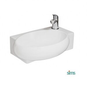 a rectangle white basin