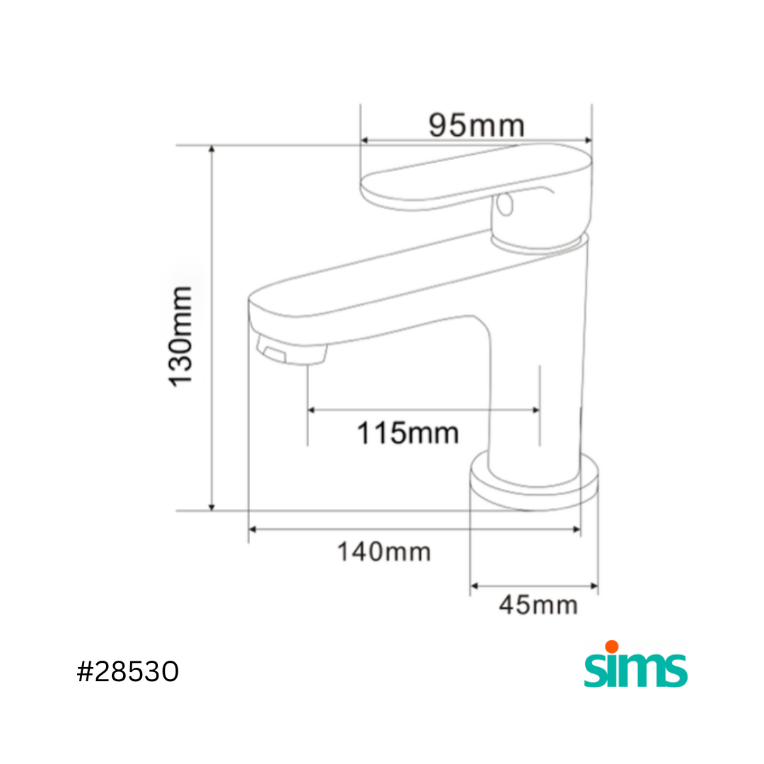 SIMS Basin Tap HB-42510 #28530 - Image 3