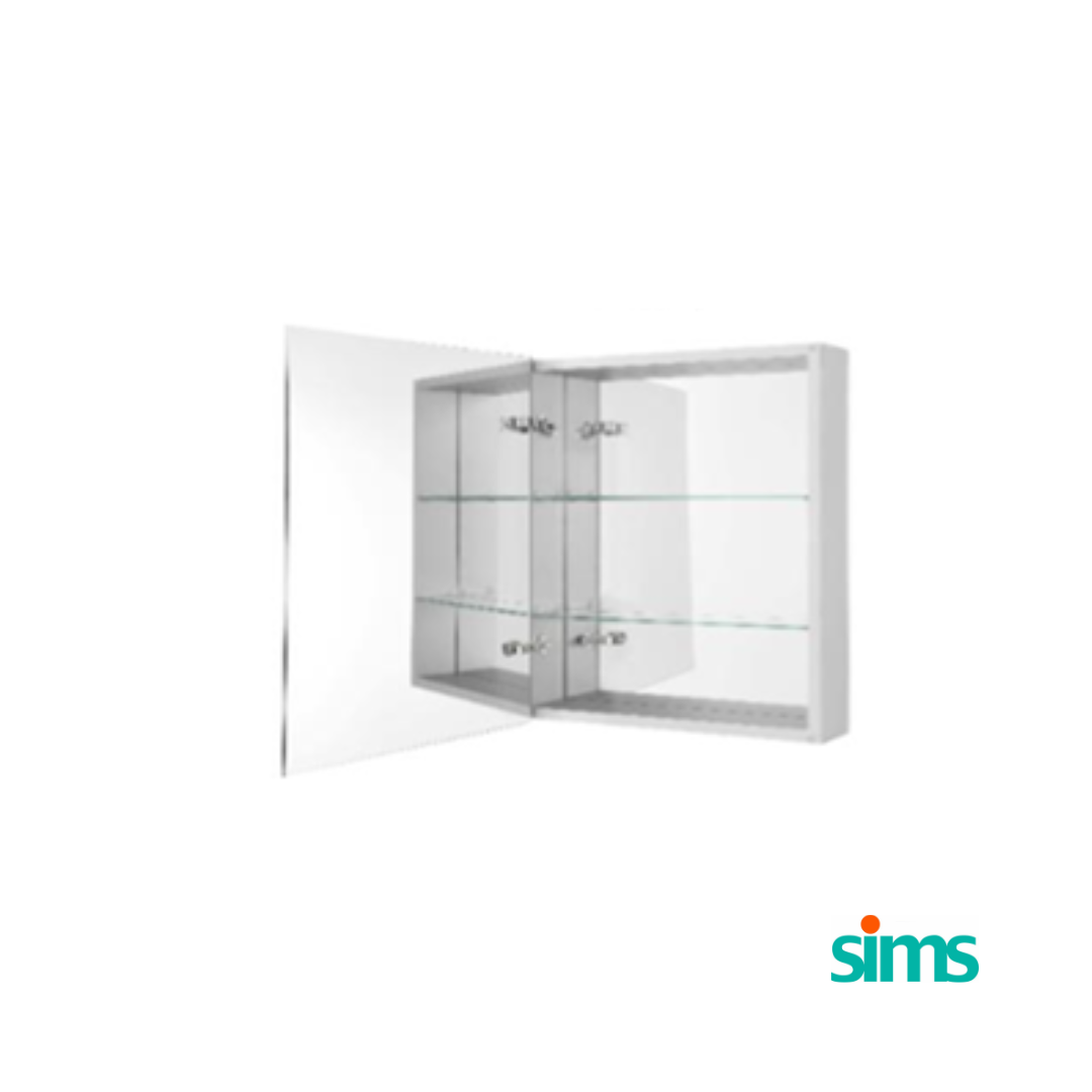 SIMS Cabinet with Mirror #8087 - Image 2
