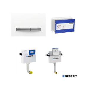 GEBERIT Sigma 50 Concealed System (White) #25592 #25586 #28205