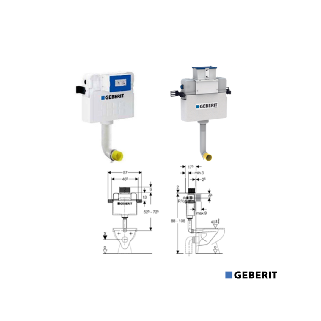 GEBERIT Kappa Concealed Cistern #28205