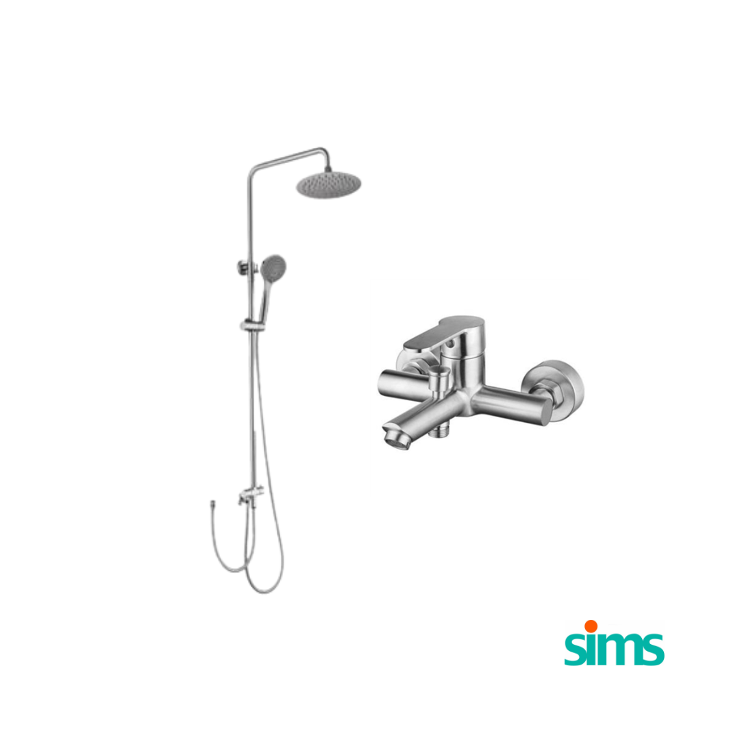 SIMS Overhead/Rain Shower Pole Bundle #28540 #28544